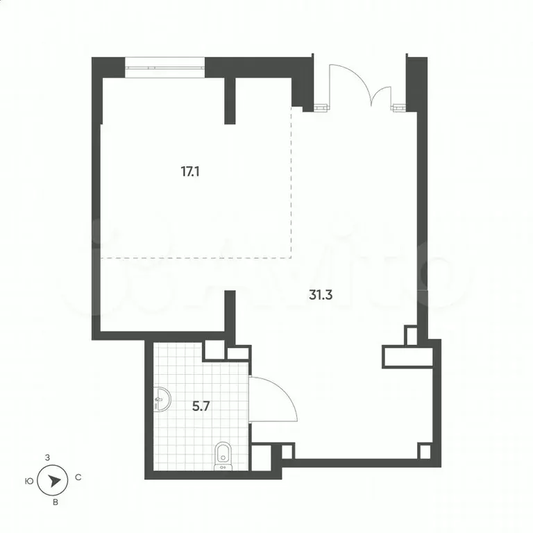 Продам помещение свободного назначения, 54.1 м - Фото 1