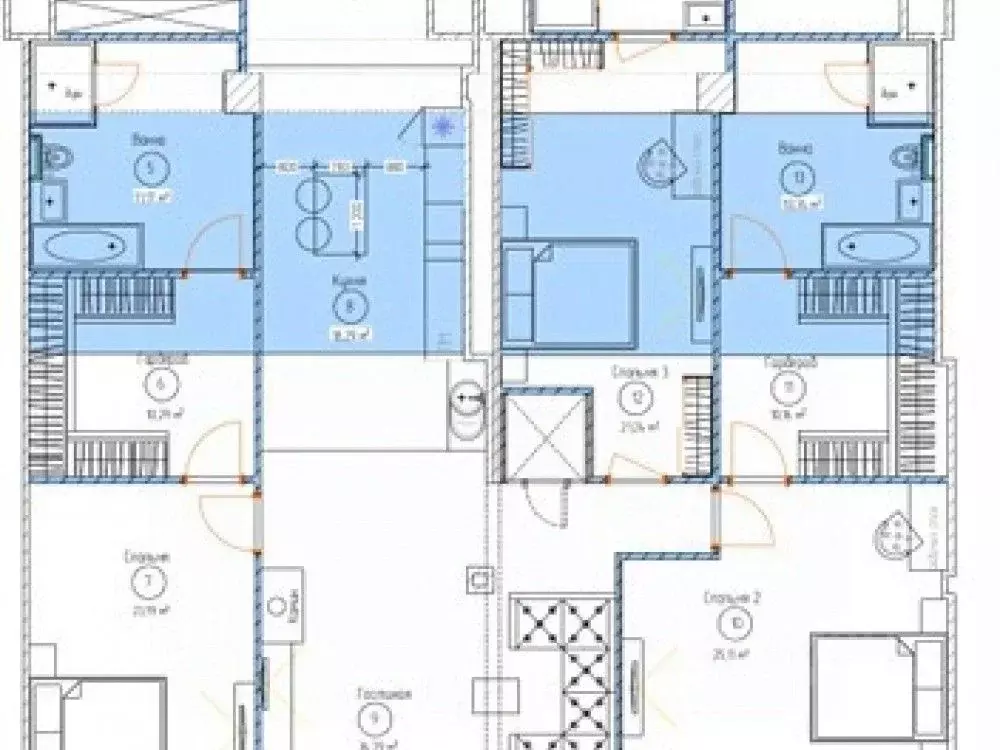 Офис в Москва 2-я Брестская ул., 6 (286 м) - Фото 1