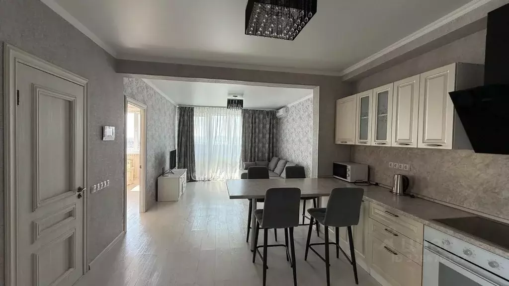 3-к кв. Сахалинская область, Южно-Сахалинск просп. Мира, 300к4 (70.1 ... - Фото 2