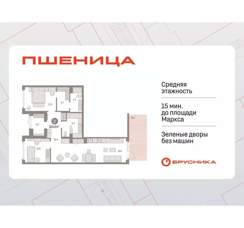 2-к кв. Новосибирская область, Новосибирский район, Краснообск рп, 3-й ... - Фото 0