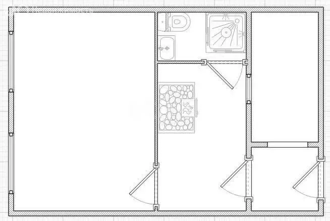 1-комнатная квартира: посёлок Космынино, улица Чистое, 17 (32 м) - Фото 1