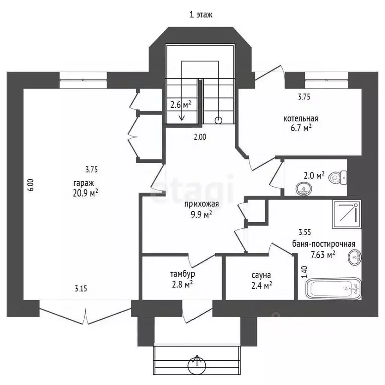 Дом в Ярославская область, Рыбинск Хасановская ул., 80 (165 м) - Фото 2