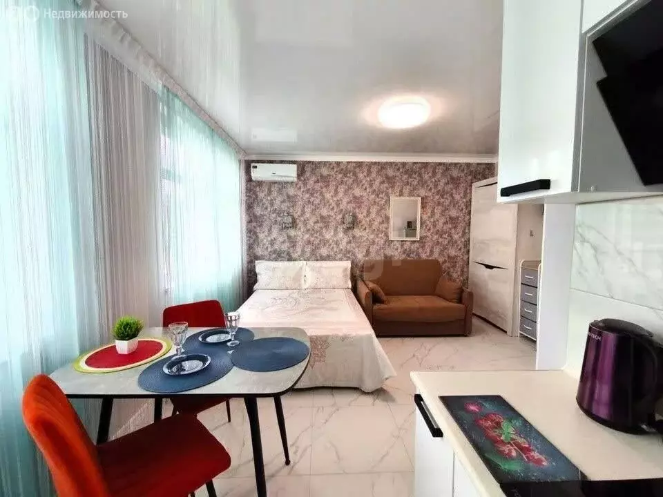 Квартира-студия: Анапа, Пионерский проспект, 100Вк2 (22 м) - Фото 1