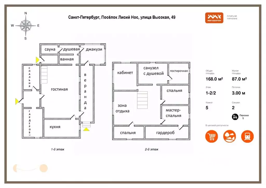 Дом в Санкт-Петербург пос. Лисий Нос, Высокая ул., 49 (250 м) - Фото 2