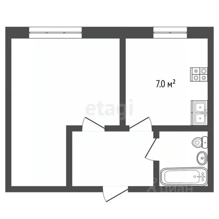 1-к кв. Владимирская область, Муром Спортивная ул., 11 (37.0 м) - Фото 1