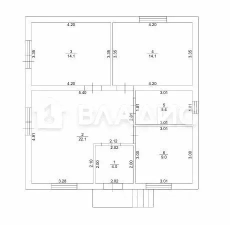 Дом в Калининградская область, Гвардейский муниципальный округ, пос. ... - Фото 2