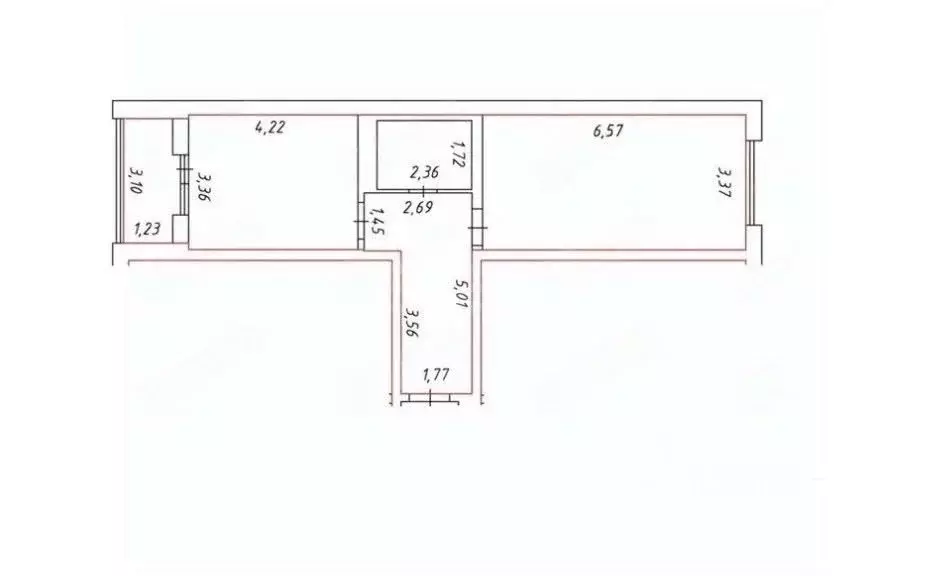 2-к кв. Сахалинская область, Южно-Сахалинск просп. Мира, 190А (51.0 м) - Фото 2