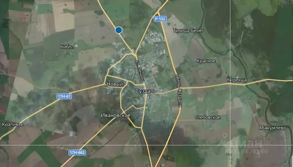 Участок в Владимирская область, Суздаль ул. Малиновая (1.0 сот.) - Фото 0