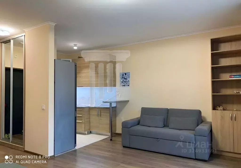 Студия Санкт-Петербург Гончарная ул., 23 (22.2 м) - Фото 1