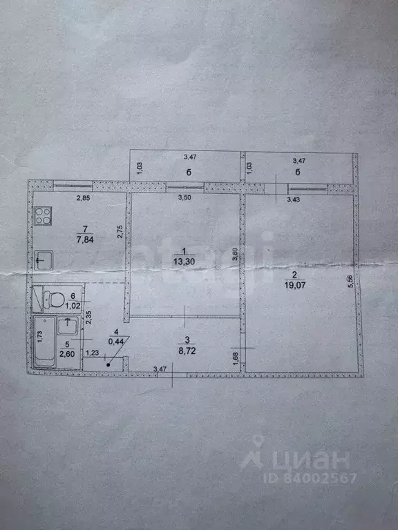 2-к кв. Ульяновская область, Ульяновск Заречная ул., 22 (55.0 м) - Фото 2