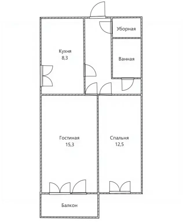 2-к кв. Ульяновская область, Ульяновск ул. Рябикова, 92 (50.0 м) - Фото 2