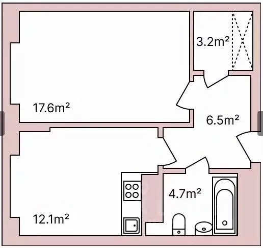 1-к кв. Нижегородская область, Нижний Новгород ул. Соревнования, 8 ... - Фото 1