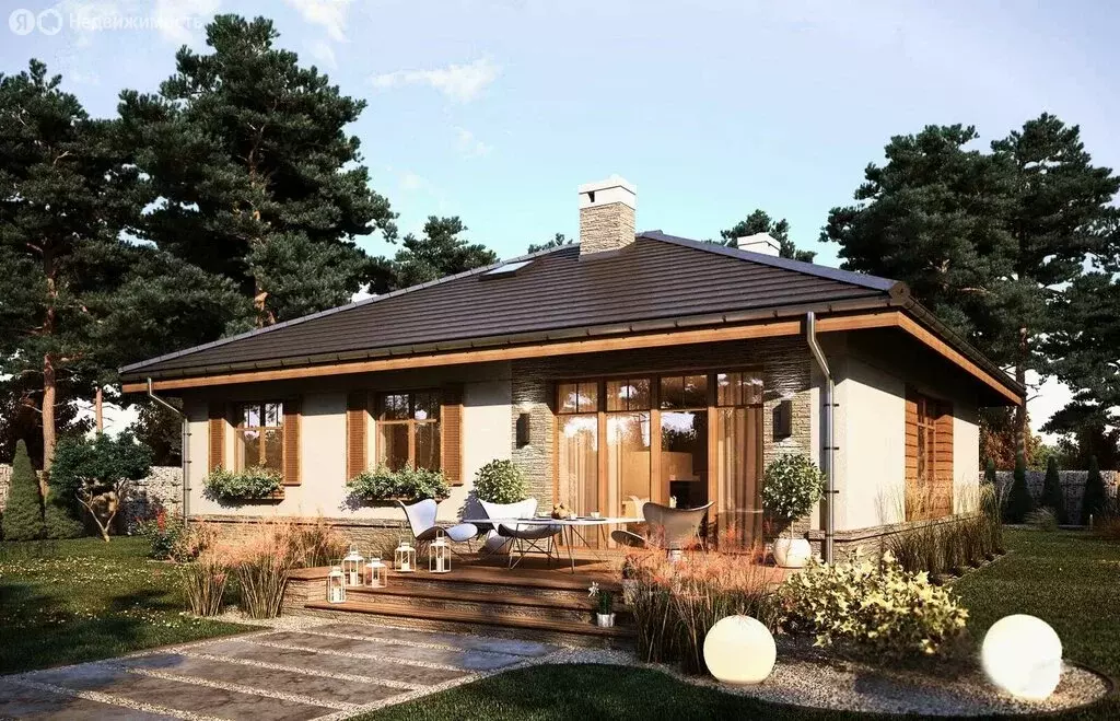 Дом в деревня Ладога, коттеджный посёлок Любимово (98 м) - Фото 1