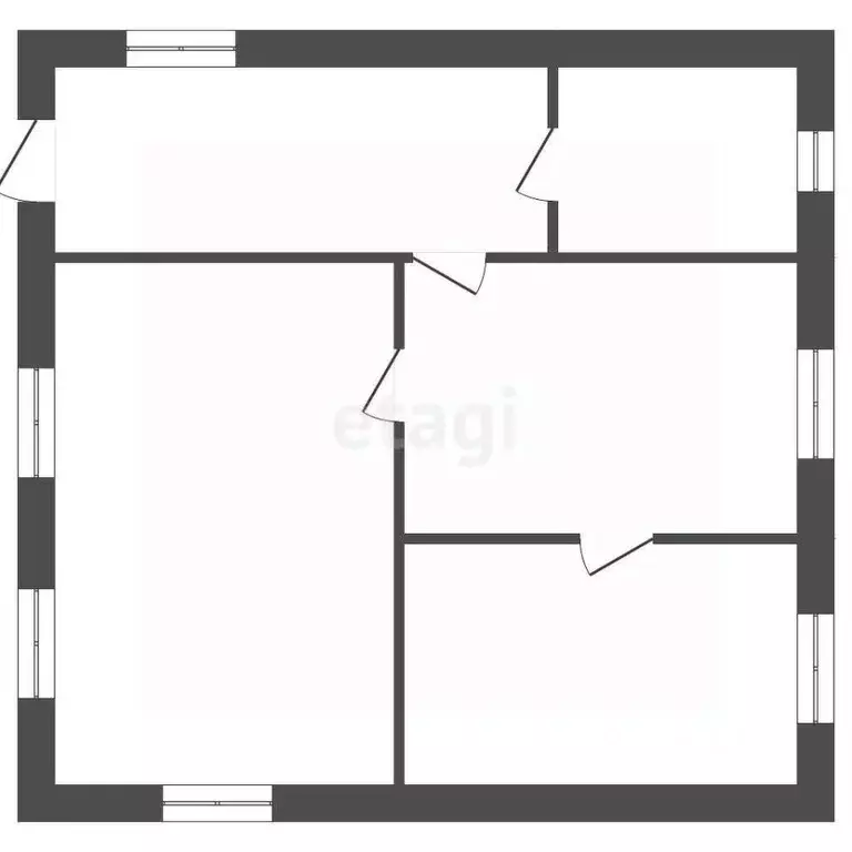 Дом в Крым, Бахчисарай ул. Гагарина, 10 (50 м) - Фото 2