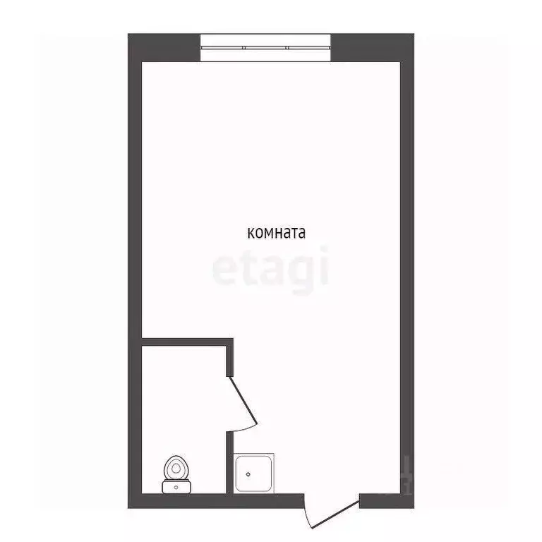 Студия Красноярский край, Красноярск Коммунальная ул., 8 (14.0 м) - Фото 2