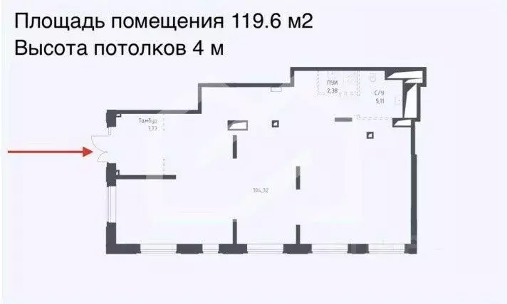 Помещение свободного назначения в Москва ул. Алхимовская, 1к2 (120 м) - Фото 2
