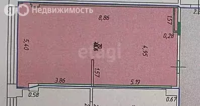 Помещение свободного назначения (48.5 м) - Фото 1