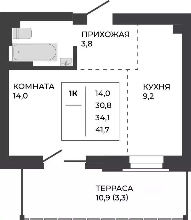 1-к кв. Алтайский край, Барнаул ул. Шумакова, 7к2 (34.1 м) - Фото 0