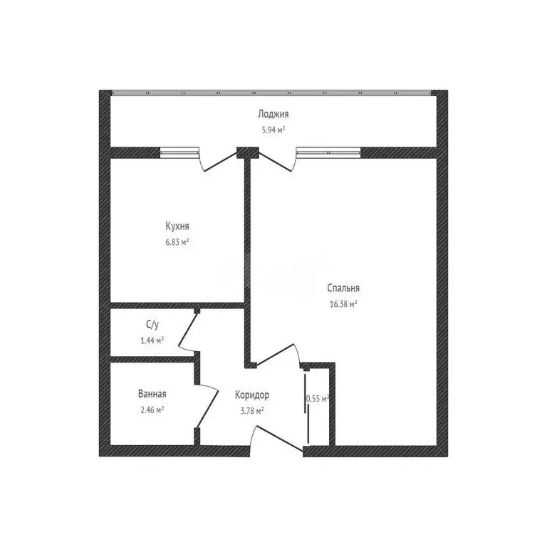 1-комнатная квартира: Краснодар, улица Красных Партизан, 543 (31.4 м) - Фото 0