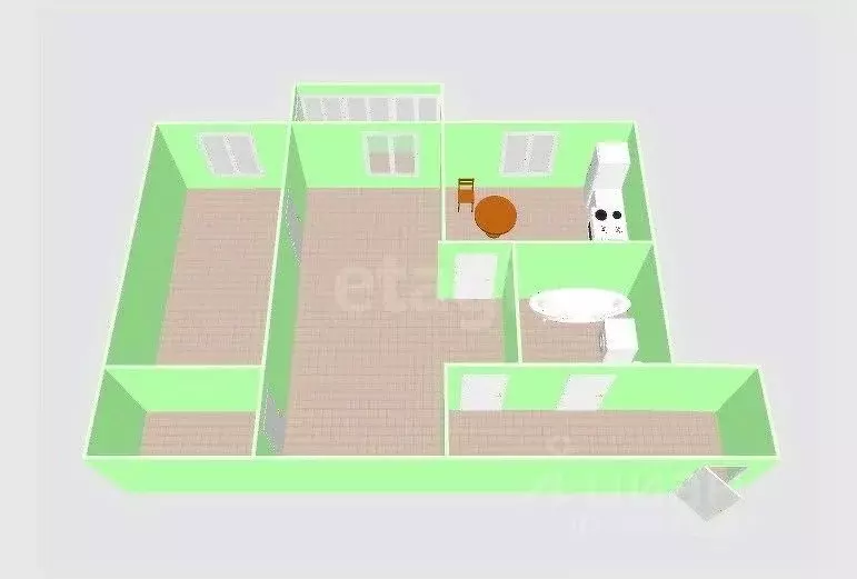 2-к кв. Сахалинская область, Холмск Советская ул., 79 (43.5 м) - Фото 2