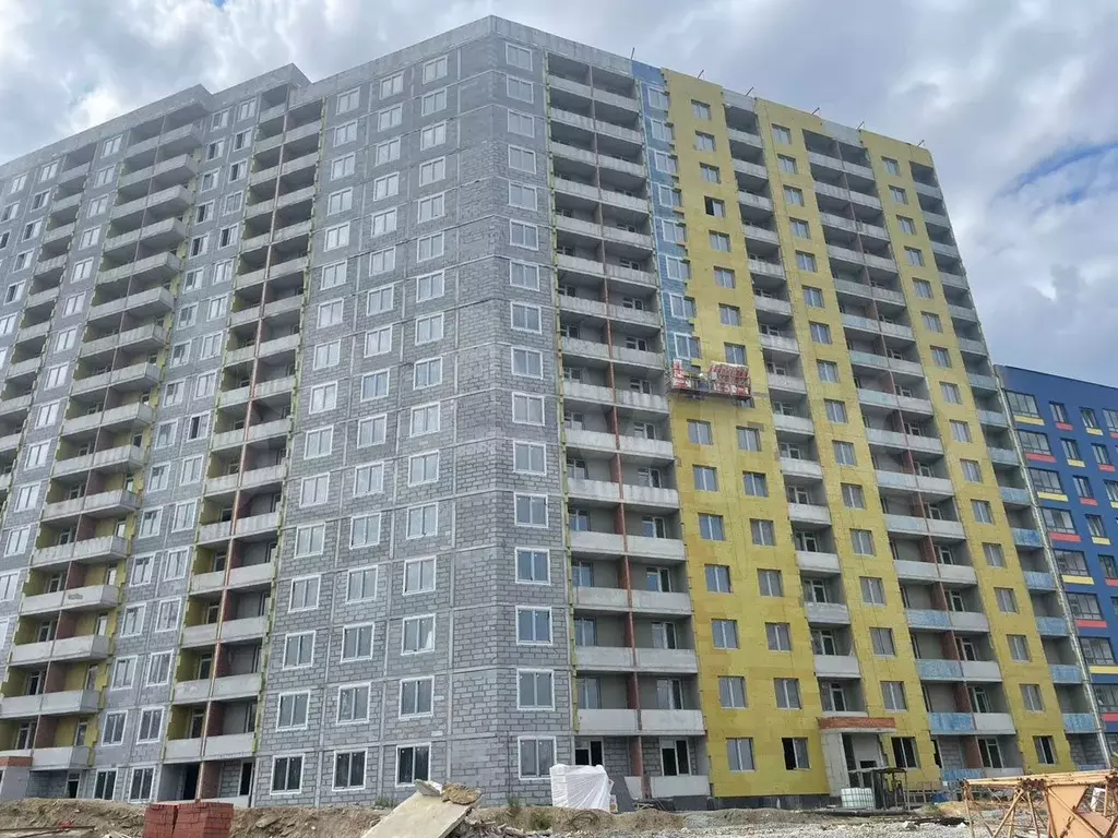 1-к. квартира, 39,8 м, 4/17 эт. - Фото 1