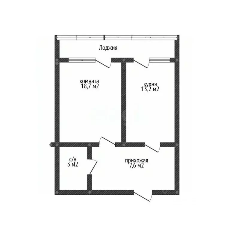 1-к кв. Краснодарский край, Новороссийск Южная ул., 11 (42.5 м) - Фото 1