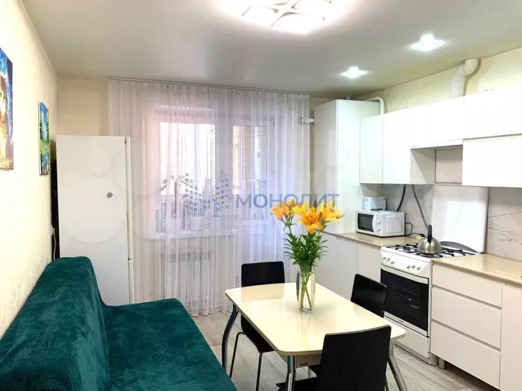 2-к. квартира, 77,4 м, 1/10 эт. - Фото 1