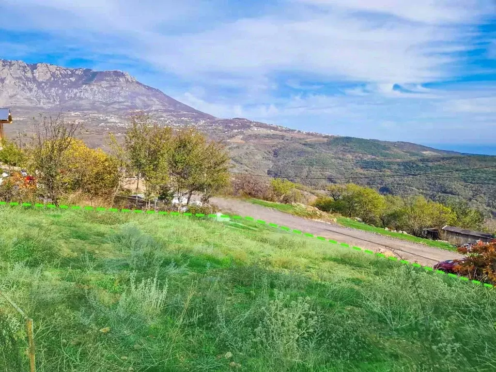 Участок в Крым, Алушта муниципальный округ, с. Верхняя Кутузовка  ... - Фото 1