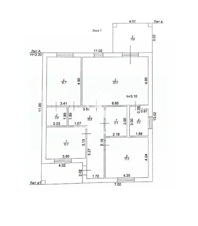 Дом в Татарстан, Высокогорский район, Семиозерское с/пос, с. Шигали ... - Фото 2