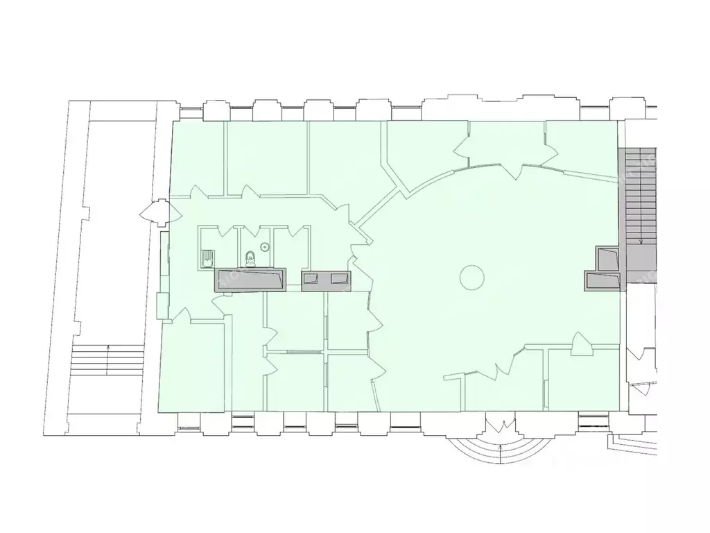 Офис в Москва пер. Романов, 4 (300 м) - Фото 1