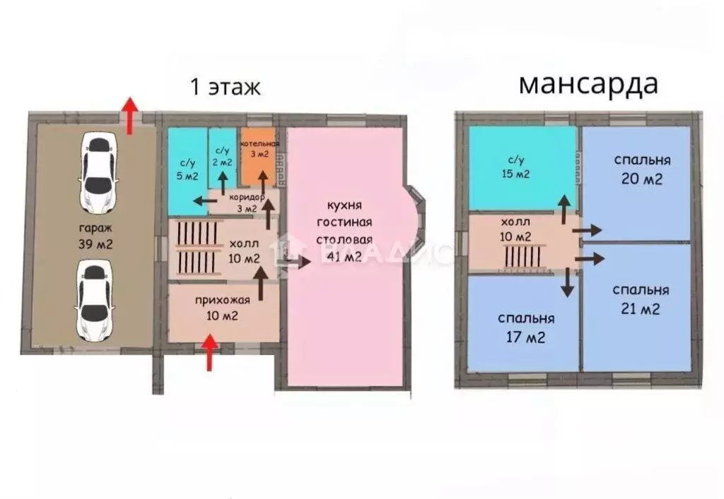 Дом в Белгородская область, Белгород Юго-Западный-2.2 мкр, пер. 2-й ... - Фото 2