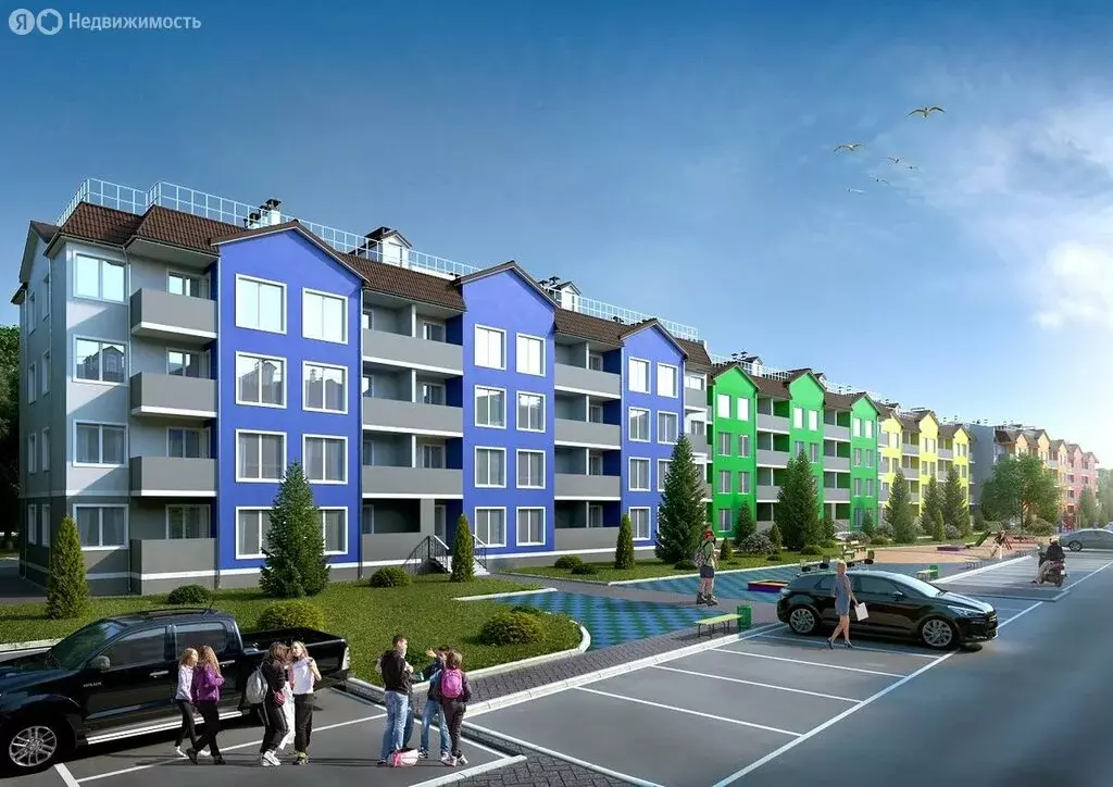 2-комнатная квартира: Краснодар, Беговая улица, 56к2 (57.11 м) - Фото 1