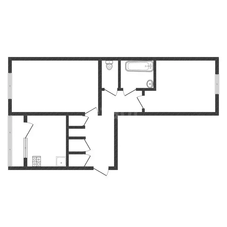 2-комнатная квартира: Черкесск, улица Лободина, 57 (53.5 м) - Фото 2