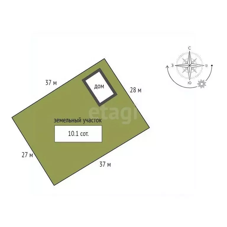 Дом в Красноярский край, Красноярск городской округ, д. Бугачево 11 ... - Фото 2