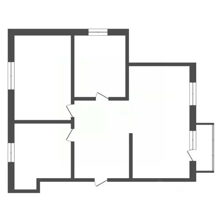 2-к кв. Калининградская область, Гурьевск Западный пер., 17А (56.8 м) - Фото 2