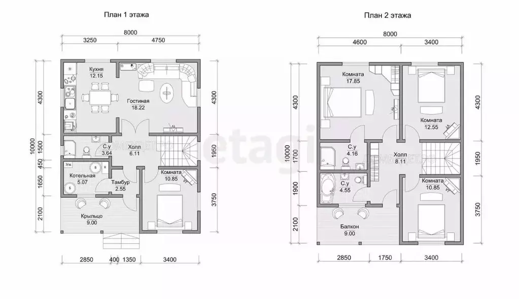 Дом в Белгородская область, Белгородский район, Тавровское с/пос, с. ... - Фото 2