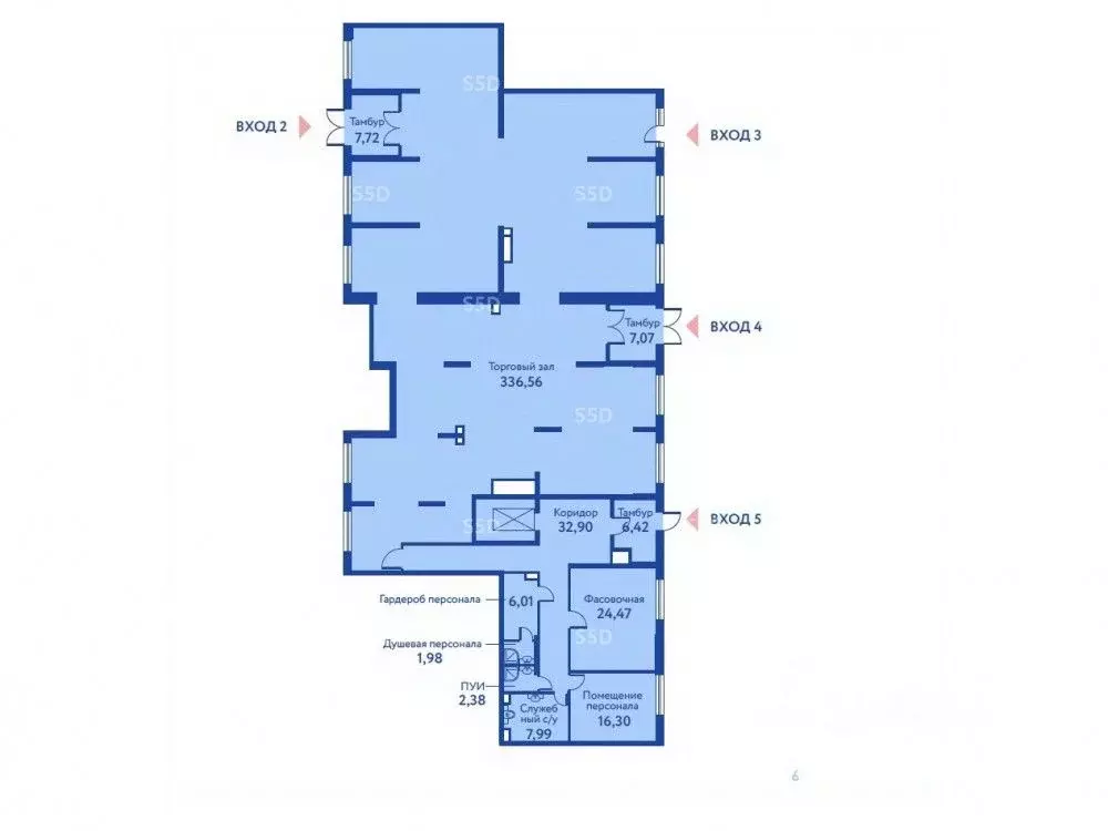 Помещение свободного назначения в Москва ул. Годовикова, 11к2 (648 м) - Фото 1