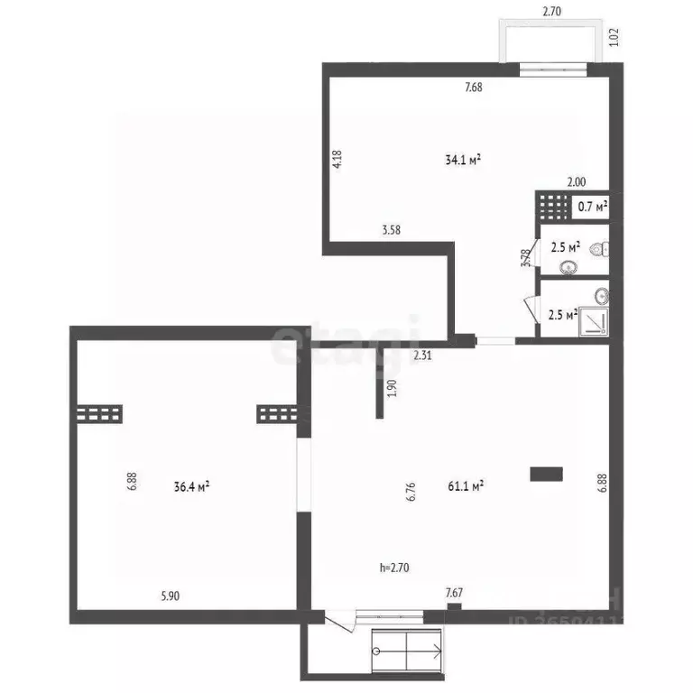 Помещение свободного назначения в Севастополь просп. Античный, 64к4 ... - Фото 1