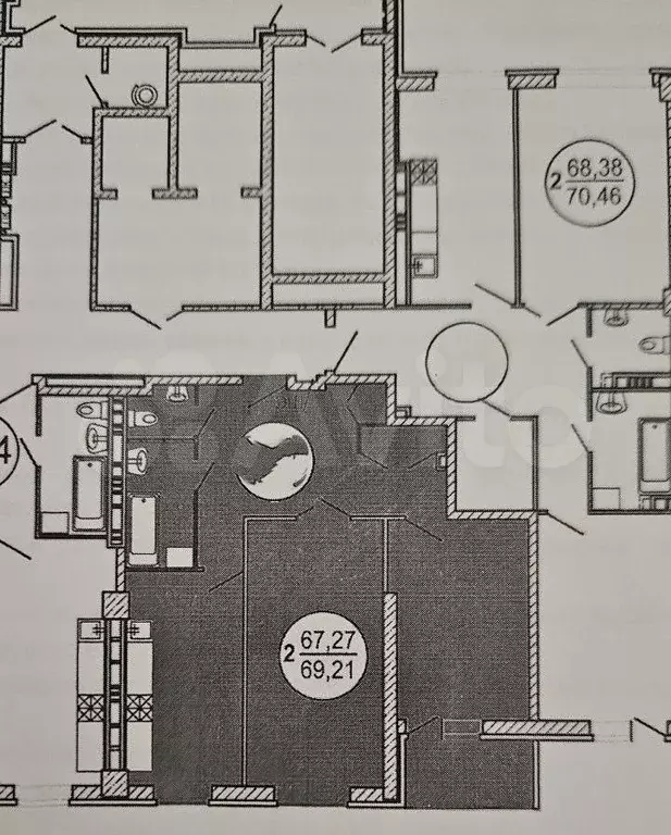 2-к. квартира, 70 м, 20/22 эт. - Фото 0