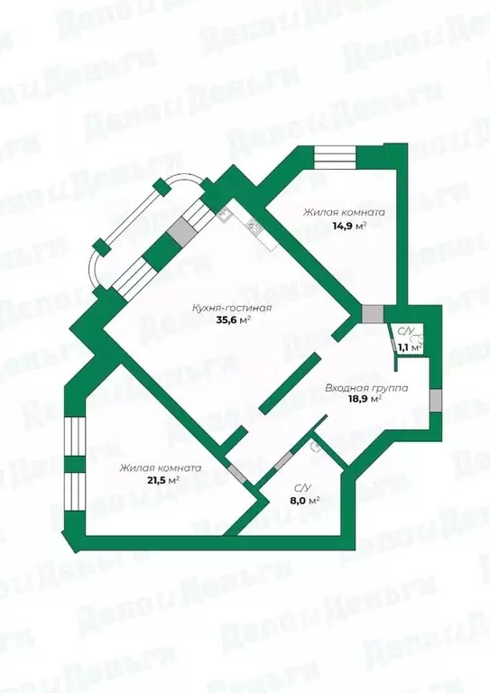 3-к кв. Кировская область, Киров ул. Морозовская, 77 (100.0 м) - Фото 2