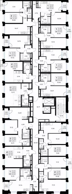 Квартира-студия, 29,3 м, 6/16 эт. - Фото 1
