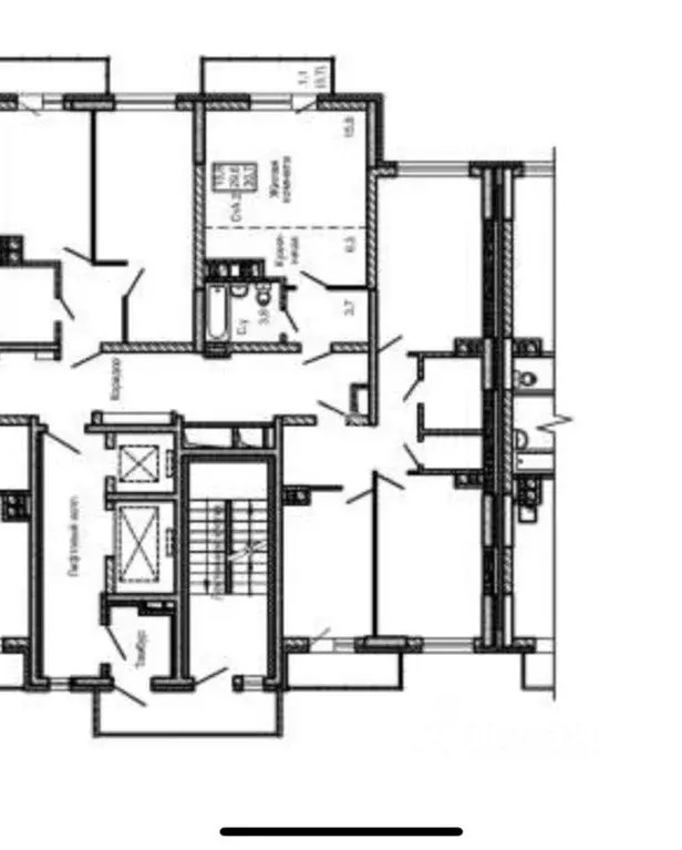 Студия Новосибирская область, Новосибирск ул. Петухова, 162 (30.7 м) - Фото 2