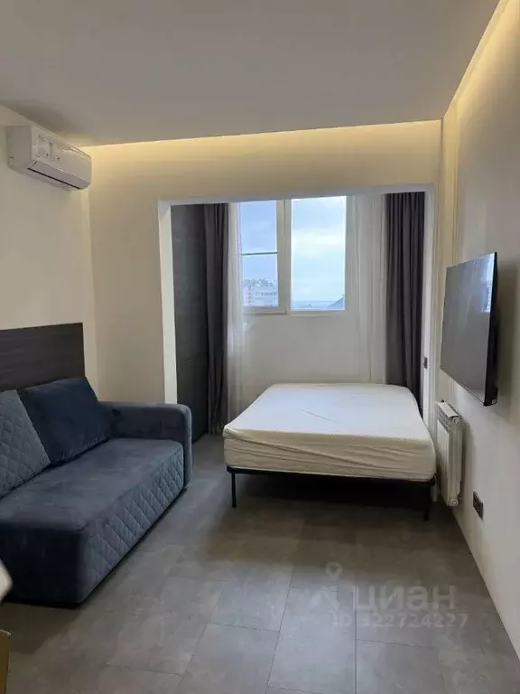 Студия Краснодарский край, Сочи Центральный мкр, ул. Роз, 36 (25.0 м) - Фото 1