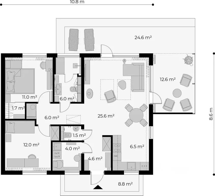 Дом в Калининградская область, Зеленоградский муниципальный округ, ... - Фото 2