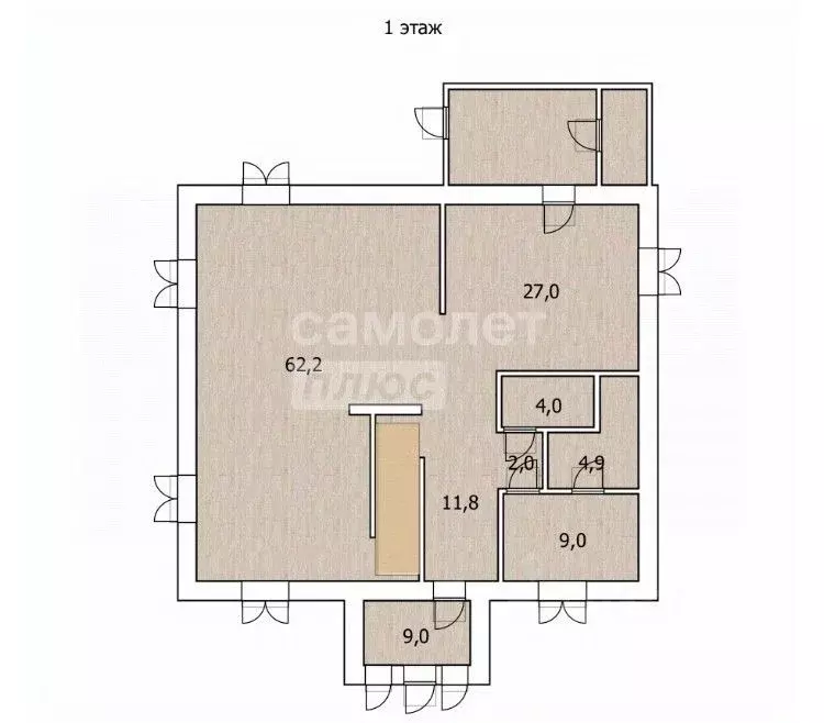 Дом в Тюменская область, с. Упорово ул. Заречная (450 м) - Фото 2