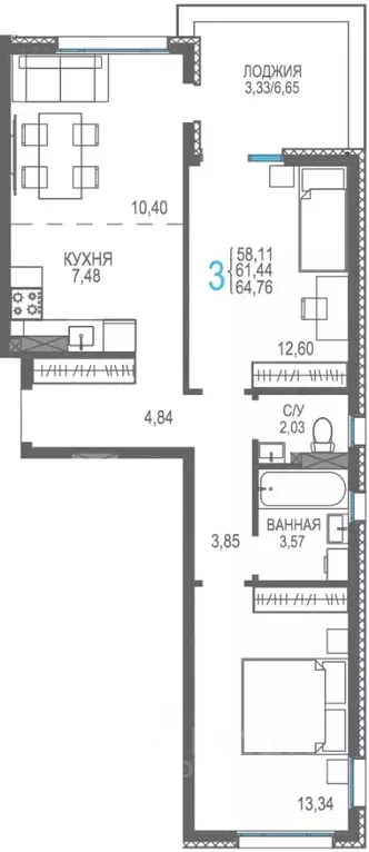 Студия Крым, Сакский район, Лесновское с/пос, с. Прибрежное Розовое ... - Фото 1