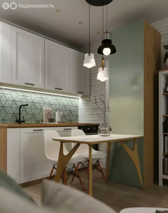 Квартира-студия: Николаевка, Набережная улица, 68 (28.5 м) - Фото 1