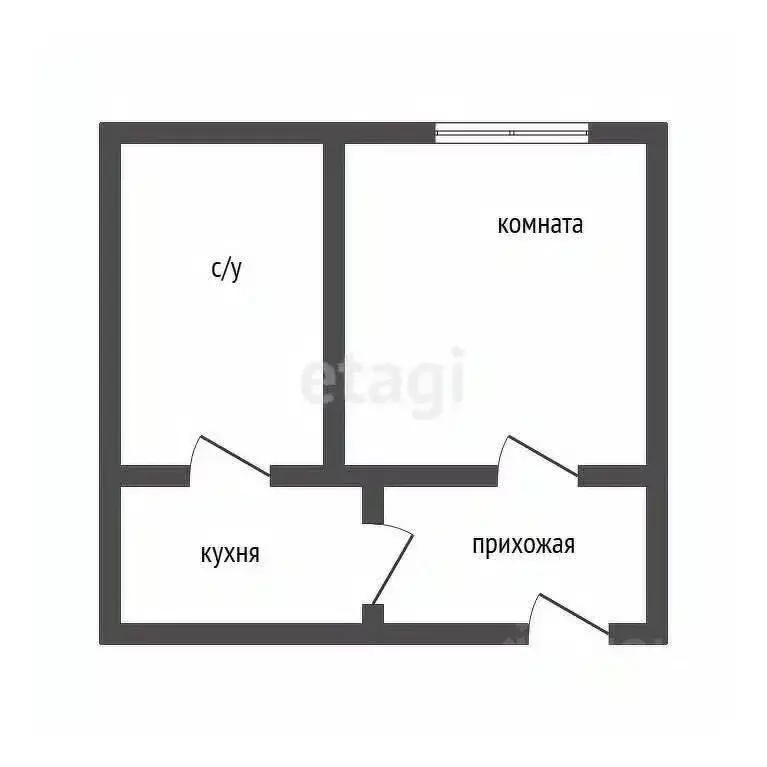 1-к кв. Курганская область, Курган просп. Конституции, 50А (24.3 м) - Фото 2