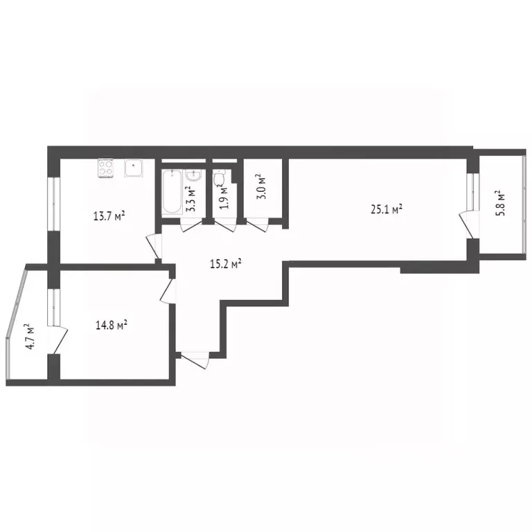 2-к кв. Воронежская область, Воронеж ул. 45-й Стрелковой Дивизии, ... - Фото 2
