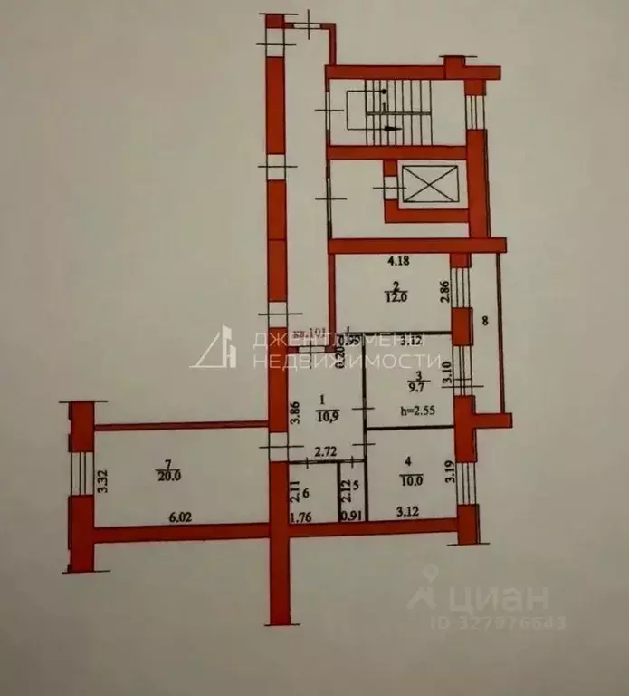 3-к кв. Пензенская область, Пенза Бригадная ул., 8 (68.4 м) - Фото 1